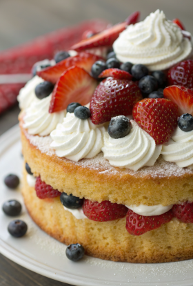 Patriotic Twinkie No Bake Cake Recipe