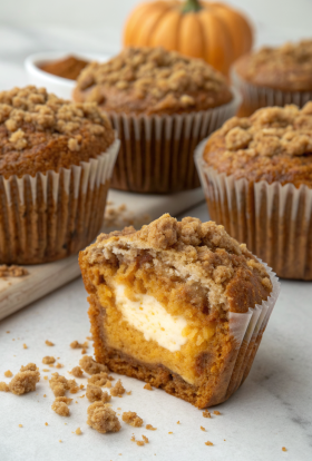Pumpkin Cream Cheese Muffins Recipe