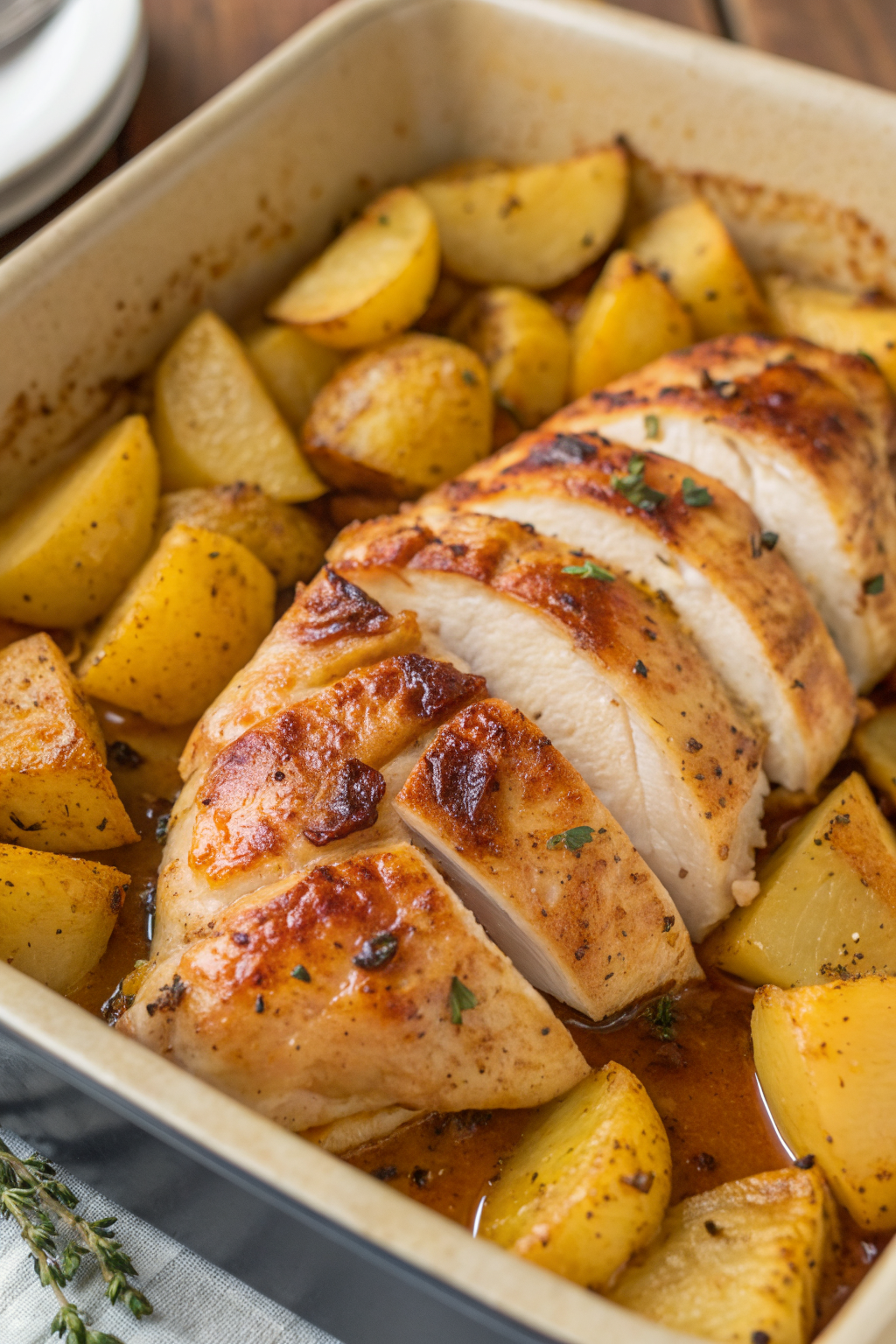 Roasted Chicken and Potatoes Recipe