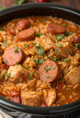 Slow Cooker Chicken Jambalaya Recipe