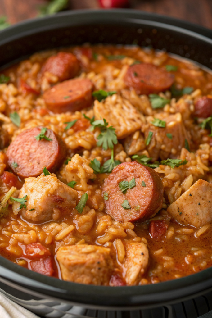 Slow Cooker Chicken Jambalaya Recipe