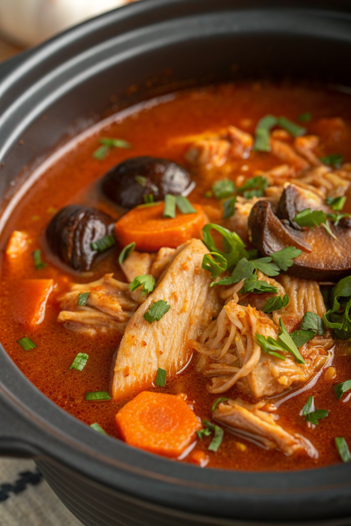 Slow Cooker Korean Chicken Stew Recipe