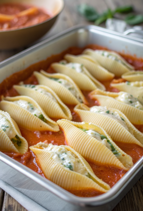 Stuffed Shells With Pumpkin Cream Sauce Recipe