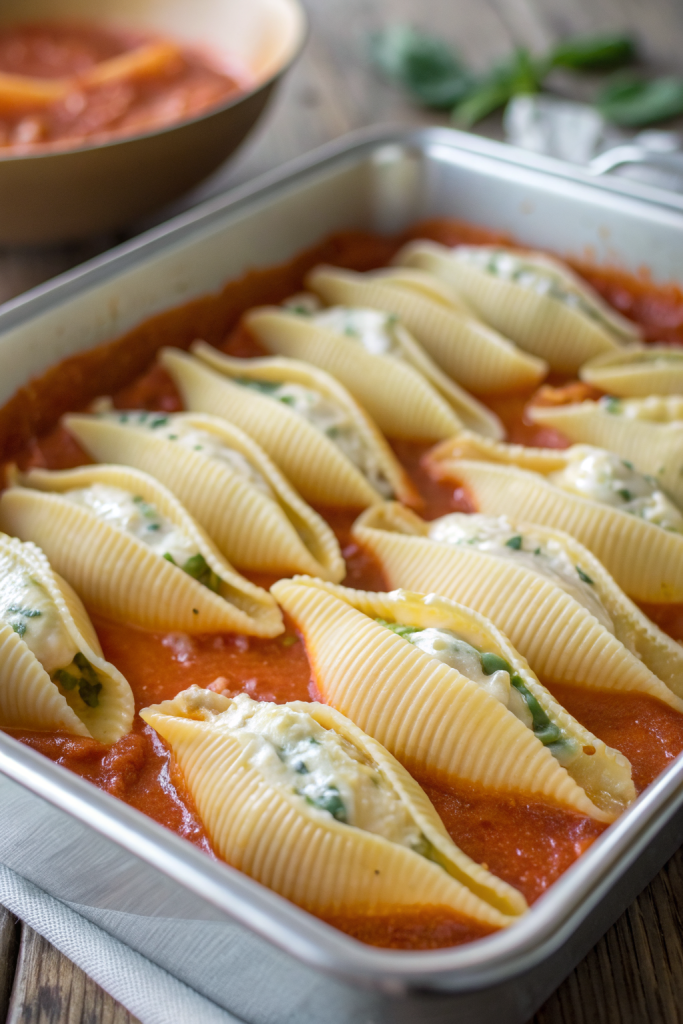 Stuffed Shells With Pumpkin Cream Sauce Recipe