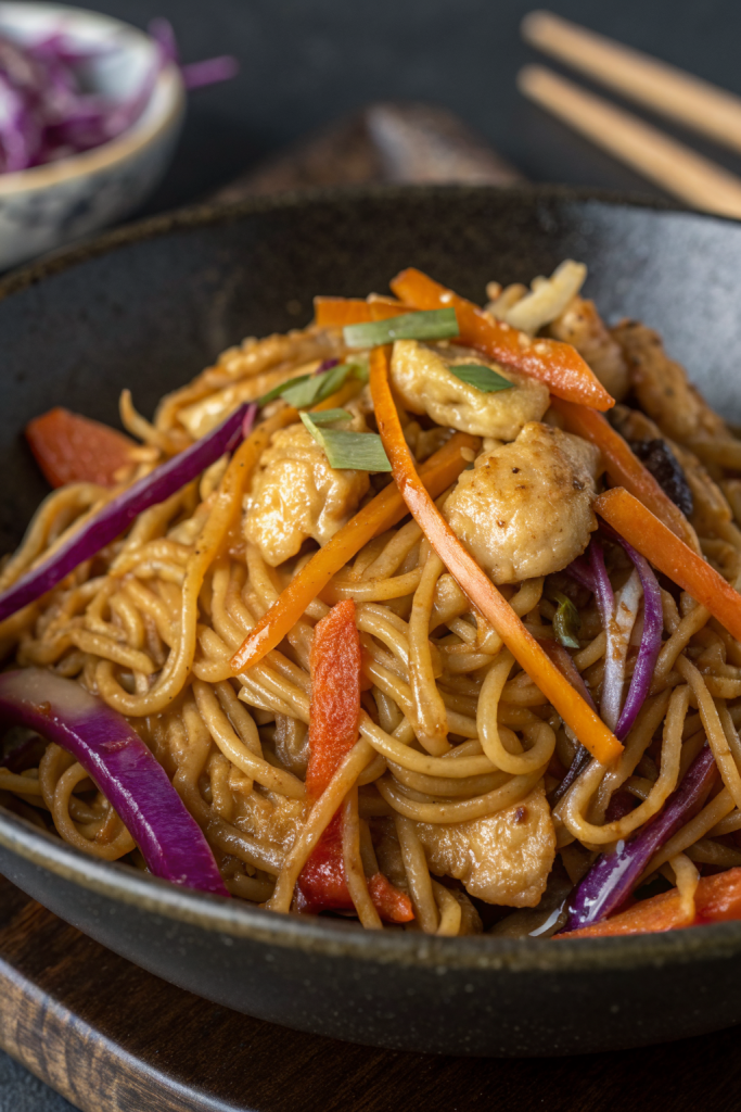 Tasty Saucy Udon Noodles Recipe