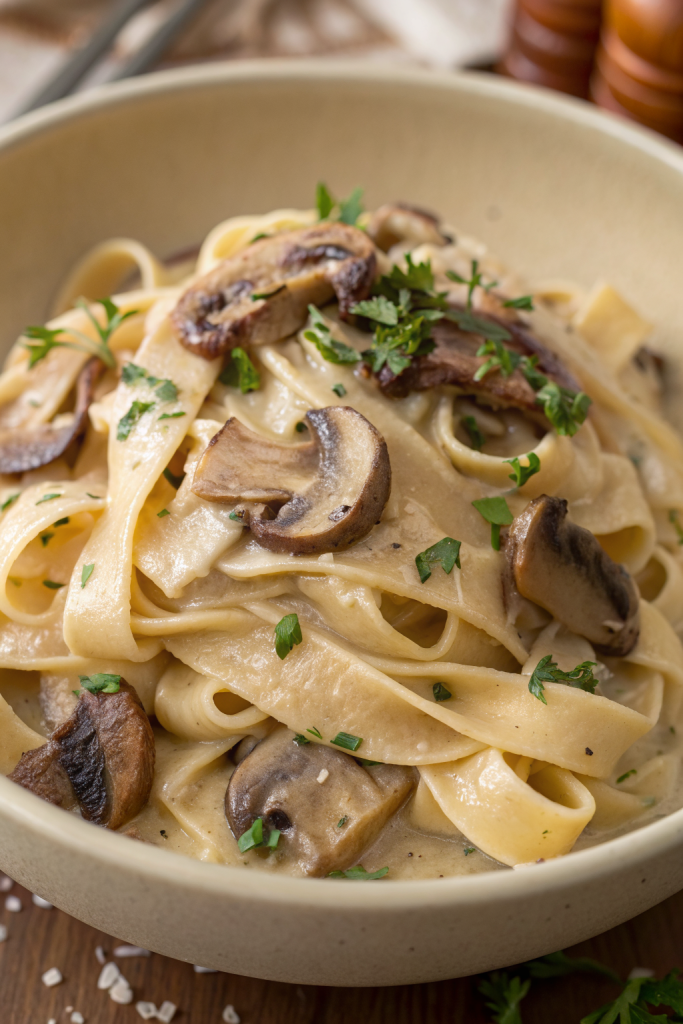 Vegetarian Mushroom Stroganoff Recipe