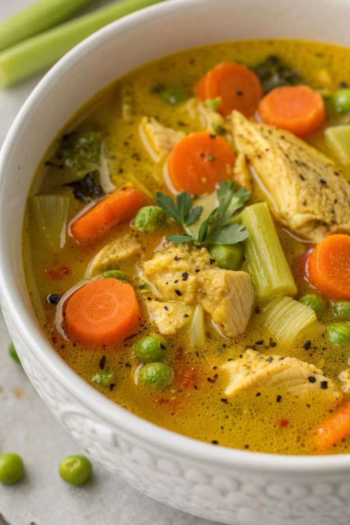 Anti Inflammatory Turmeric Chicken Soup Recipe