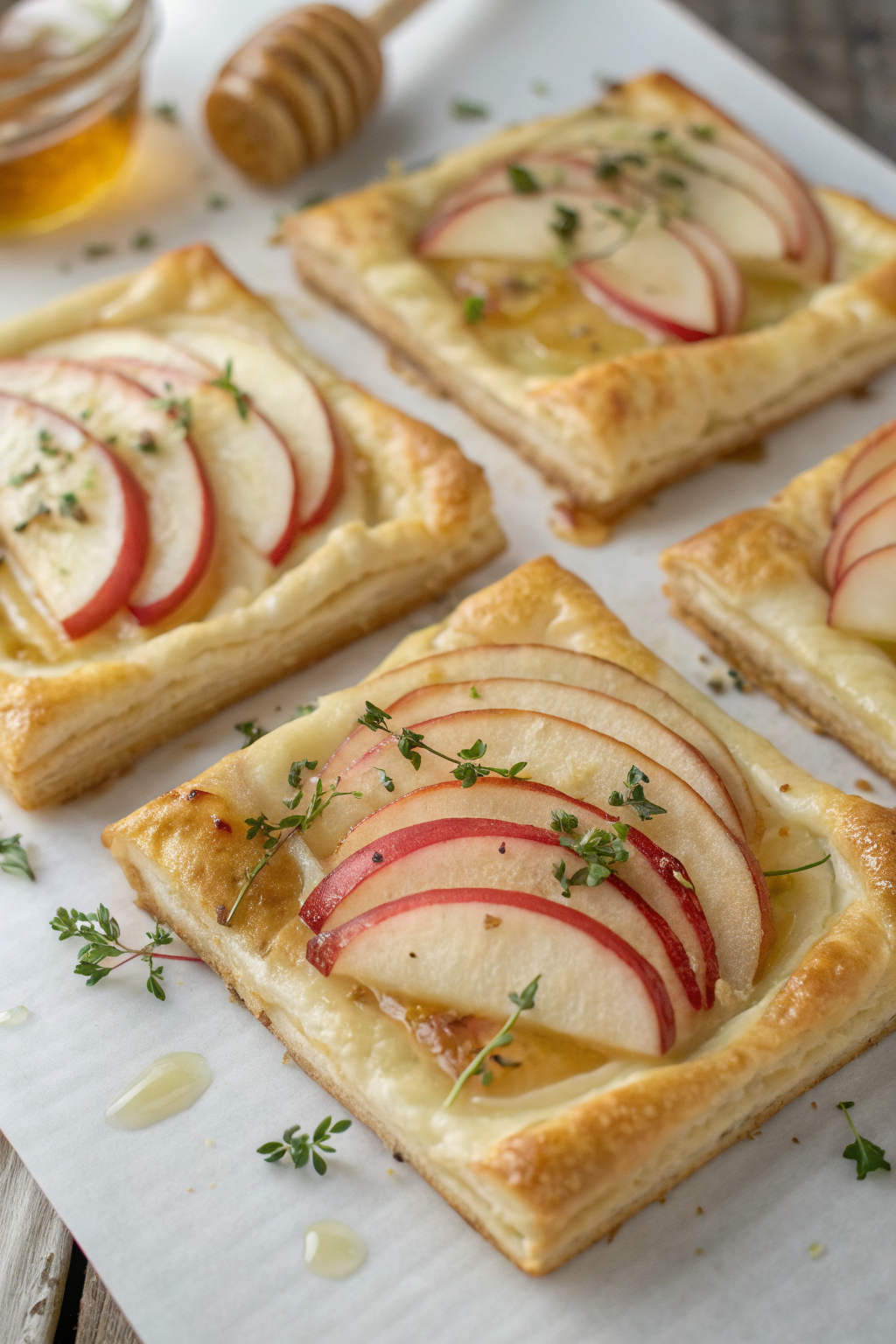 Apple and Brie Puff Pastry Bites Recipe