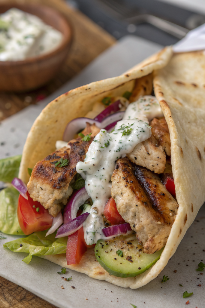 Authentic Greek Chicken Gyros Recipe