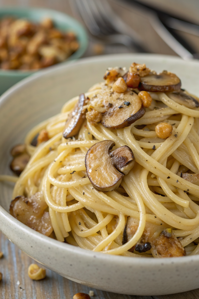 Caramelized Leek and Mushroom Gruyere Pasta Recipe