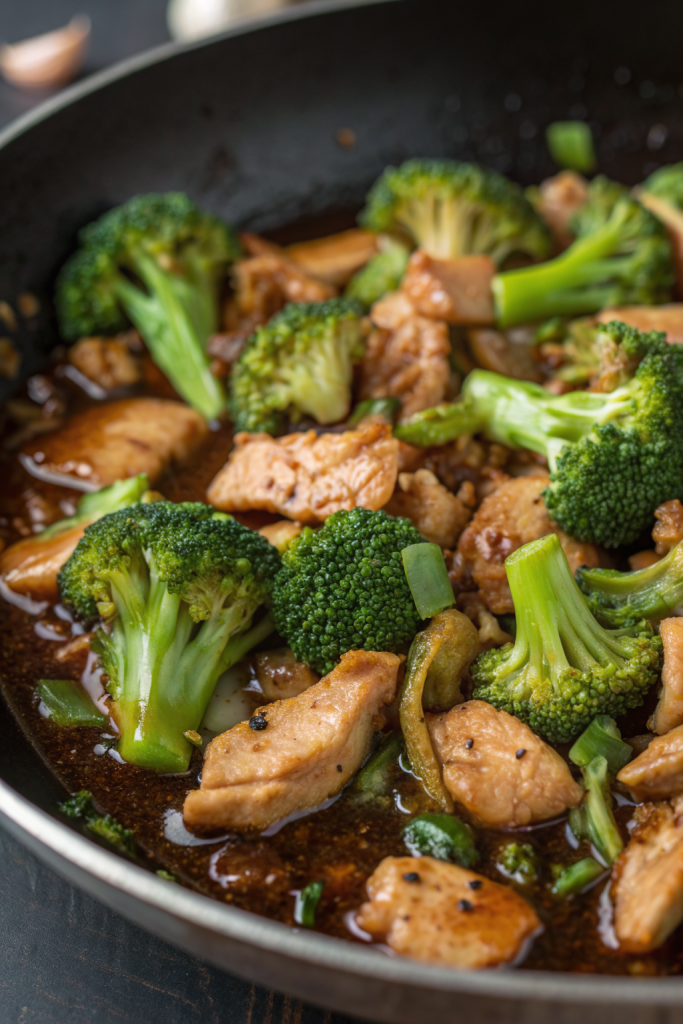 Chicken and Broccoli Chinese Takeout Style