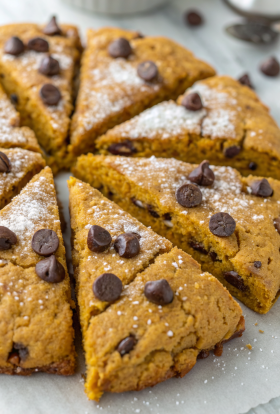 Chocolate Chip Pumpkin Scones Recipe
