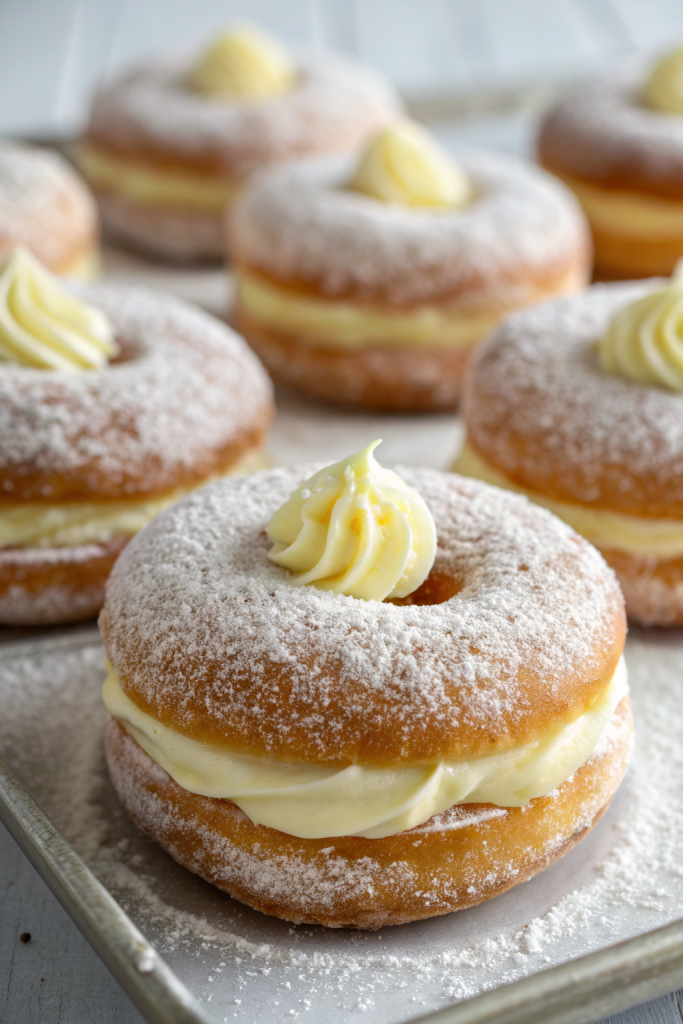 Cloud-like Vanilla Donuts Recipe
