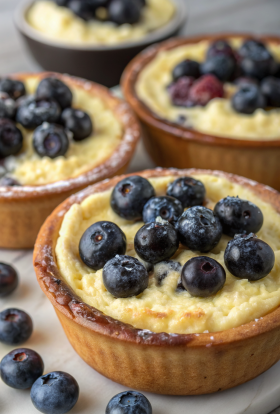 Creamy Baked Blueberry Cottage Cheese Bowls Recipe