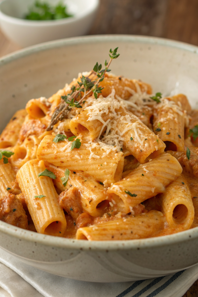 Creamy Parmesan Pumpkin Pasta Recipe