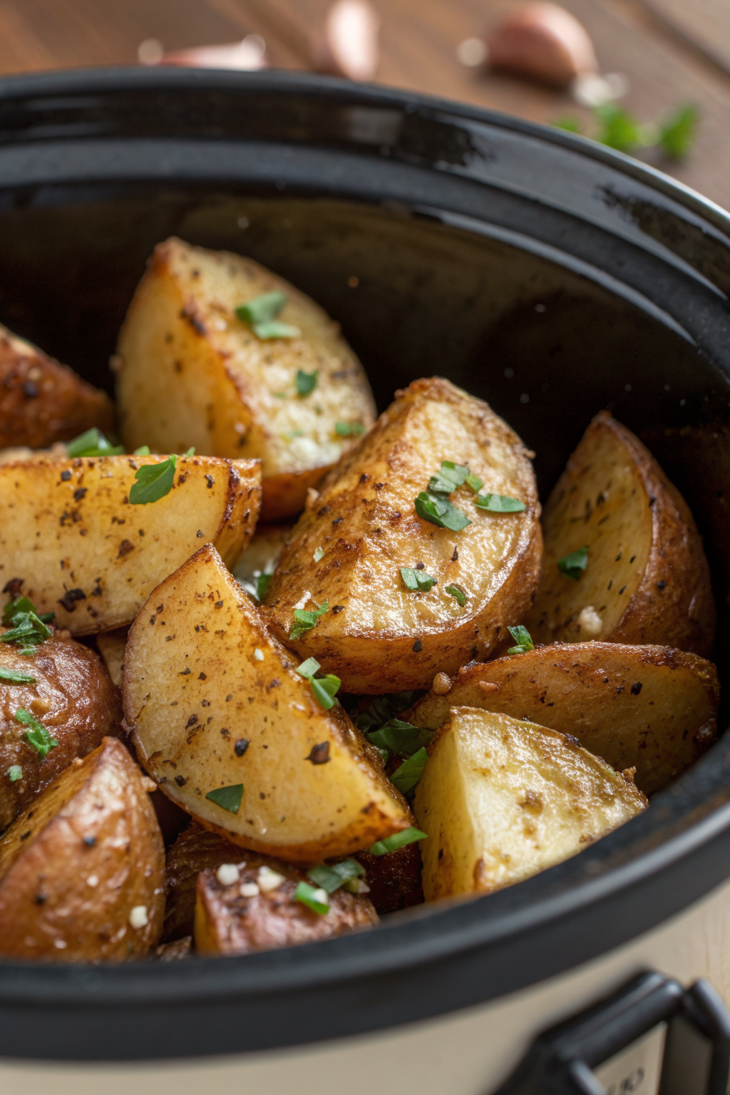 Crockpot Parmesan Roasted Potatoes Recipe