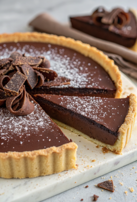 Dark Chocolate Chess Pie Recipe