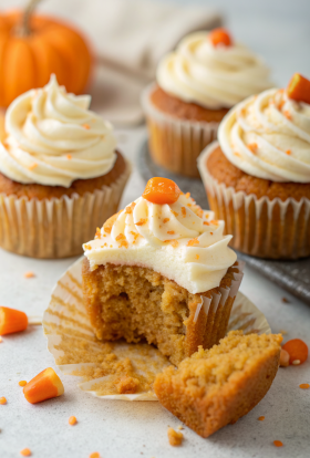 Delicious Pumpkin Cupcakes Recipe