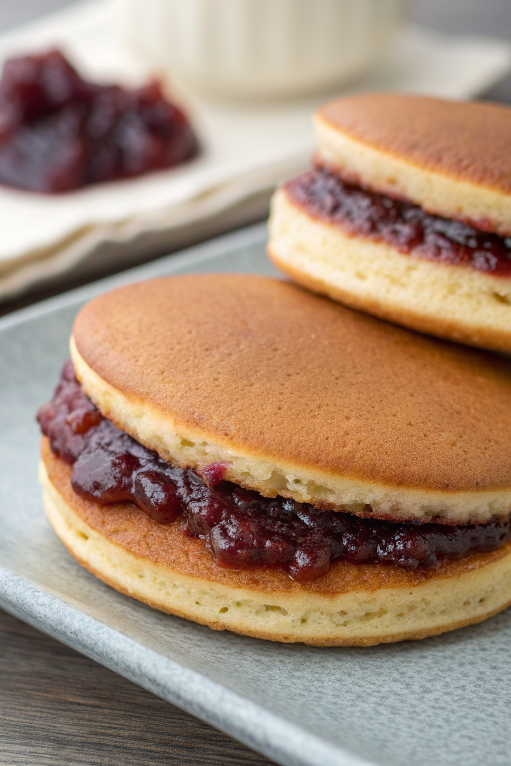 Dorayaki Japanese Red Bean Pancakes Recipe