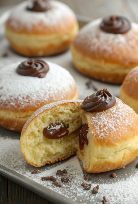 Hazelnut Cream Beignets Recipe