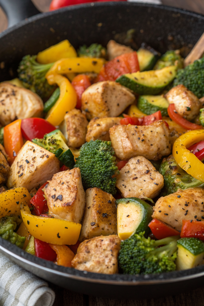 Healthy Chicken and Vegetable Skillet Recipe
