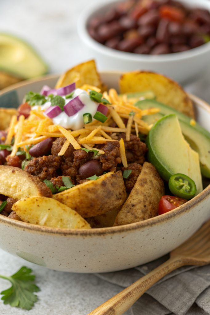 Loaded Potato Taco Bowl Recipe