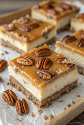 Pecan Pie Cheesecake Bars Recipe