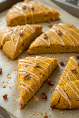Pumpkin Ginger Scones Recipe