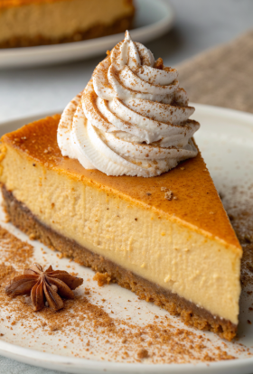 Pumpkin Streusel Cheesecake Recipe
