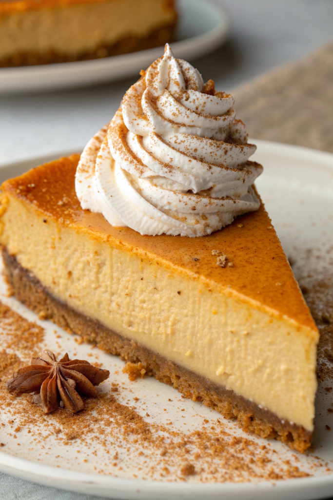 Pumpkin Streusel Cheesecake Recipe