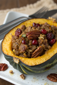 Sausage Stuffed Acorn Squash Recipe