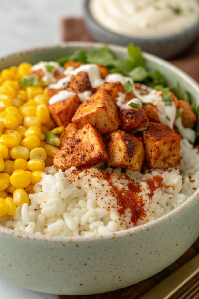 Tasty Street Corn Chicken Bowl Recipe